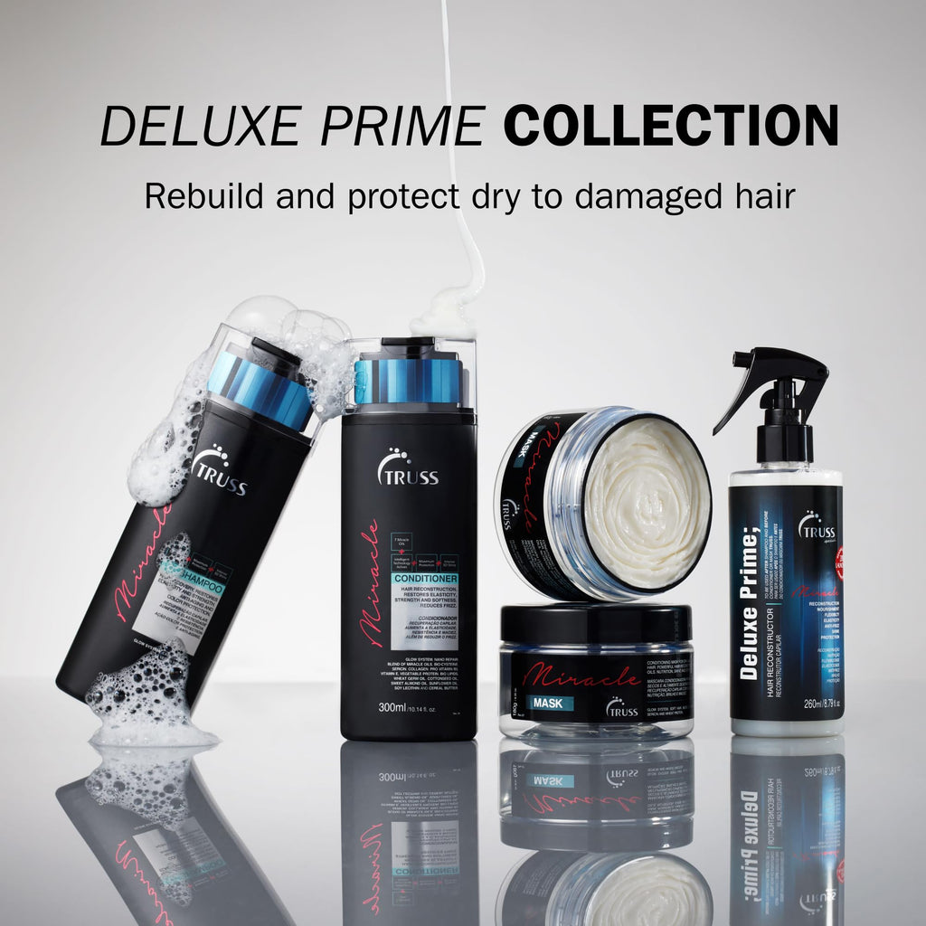 TRUSS Miracle Hair Shampoo — Anti-Aging & Color Protection with Keratin & Vitamin E (10.14 oz)