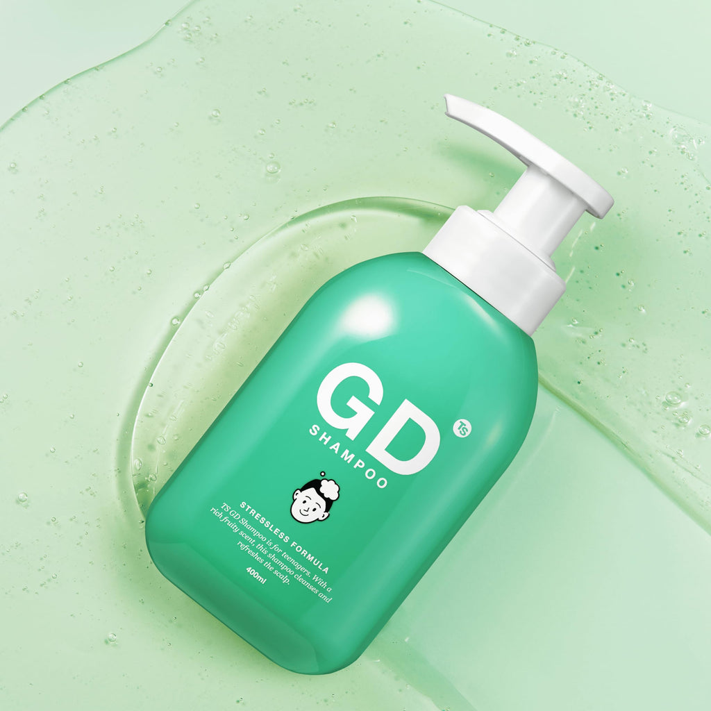 TS GD Shampoo for Flake-Prone Scalp – Teen-Friendly, Silicone/SLS/SLES Free (14.1 oz) | Korean Hair Care