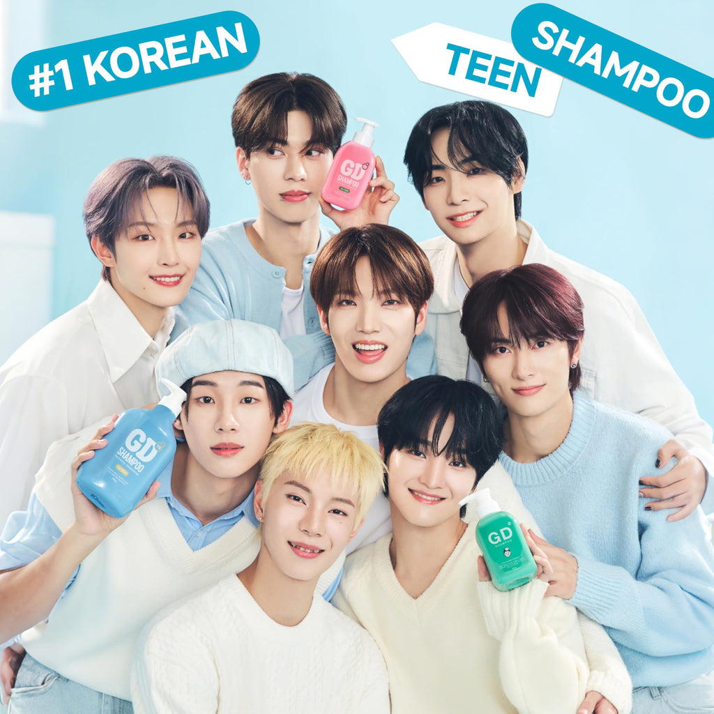 TS GD Shampoo for Flake-Prone Scalp – Teen-Friendly, Silicone/SLS/SLES Free (14.1 oz) | Korean Hair Care