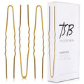 TSB Fura No.1 Bronze Jumbo Hair Pins – 30-Pack, 3.25-Inch, 3x Retention, Vintage Style for Weddings & Fashion Events