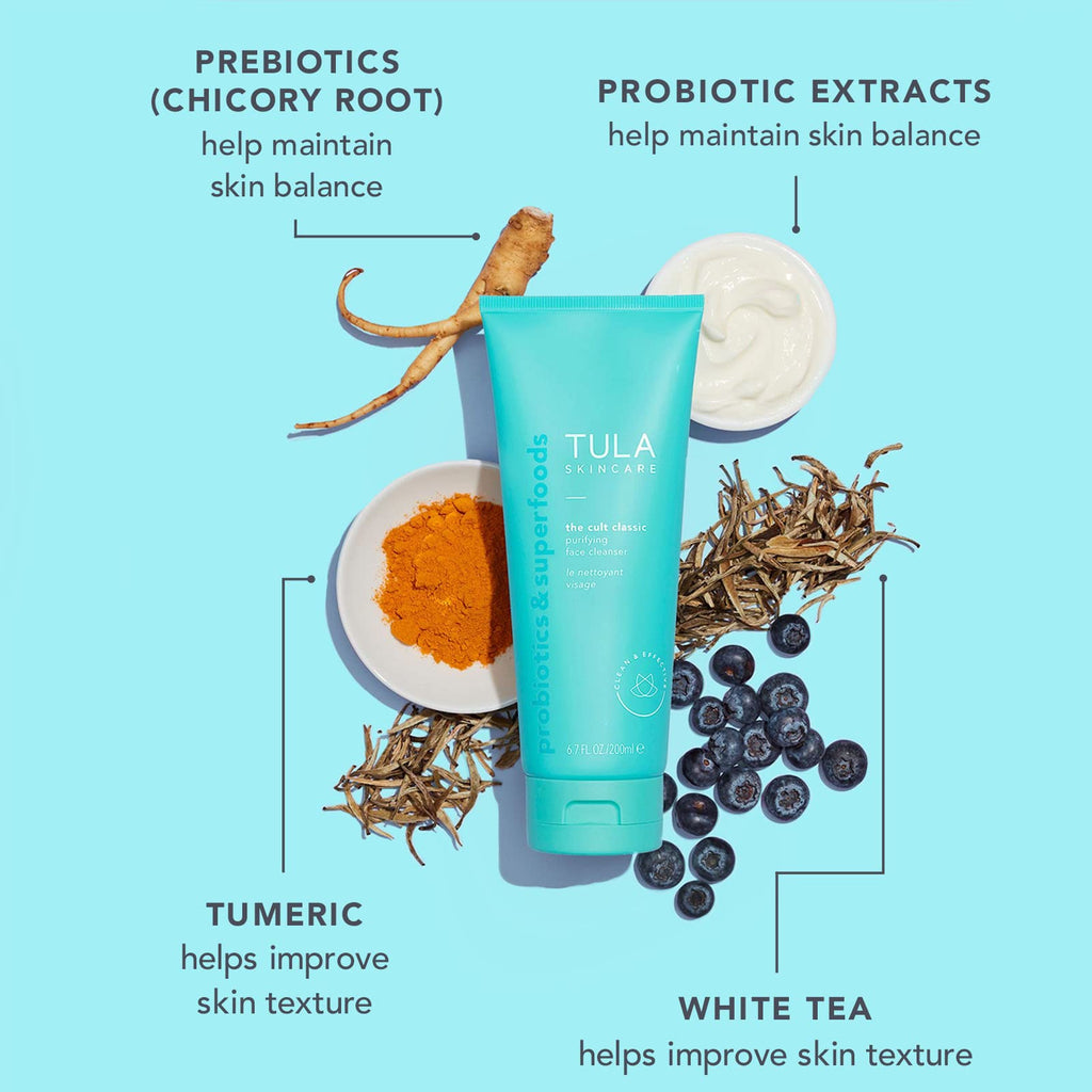 TULA Greatest Hits Skincare Discovery Kit — Eye Balm, Cleanser & Moisture