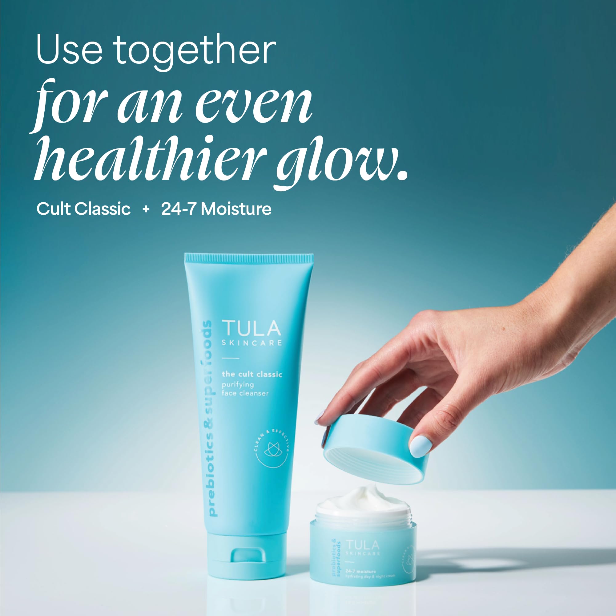 TULA Cult Classic Purifying Face Cleanser – Gentle Hydrating Gel Cleanser (11.8 oz)