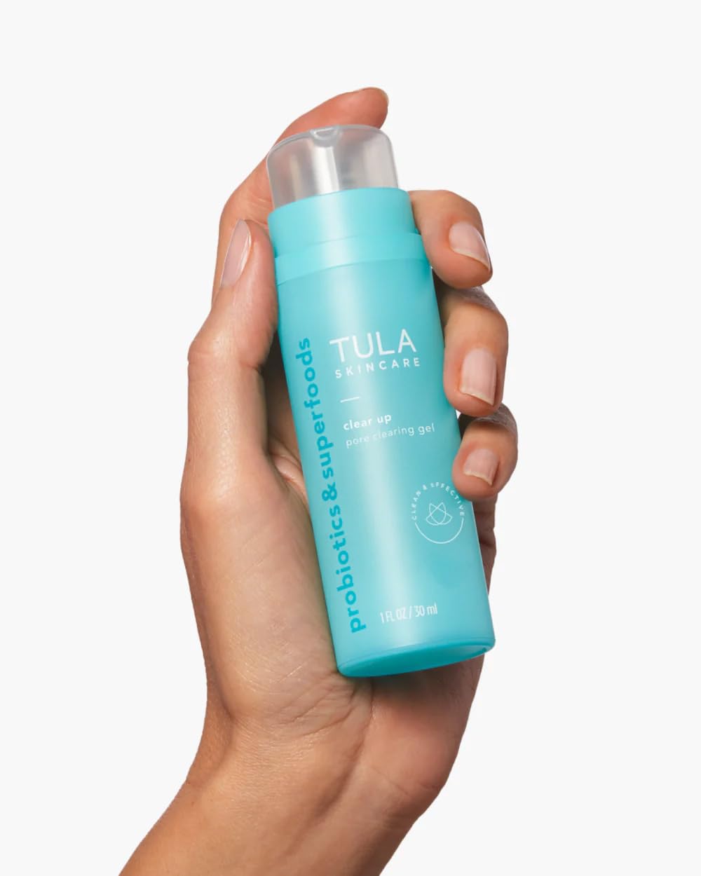 TULA Clear Up Pore Clearing Gel – Salicylic & Azelaic Acid Serum for Smoother, Refined Skin