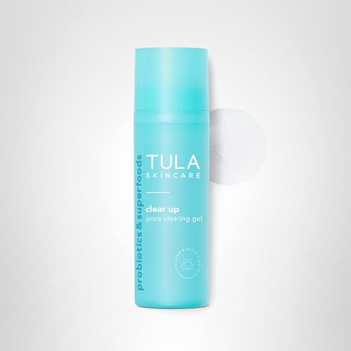 TULA Clear Up Pore Clearing Gel – Salicylic & Azelaic Acid Serum for Smoother, Refined Skin