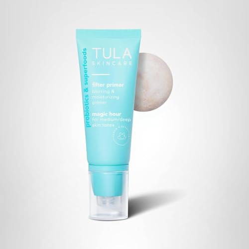TULA Face Filter Primer Magic Hour – Blurring & Moisturizing Base to Even Tone (1 fl oz)