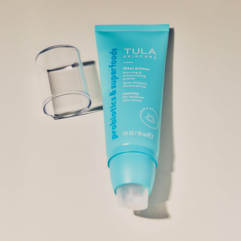 TULA Face Filter Blurring Primer Sunrise – Hydrates & Evens Skin Tone