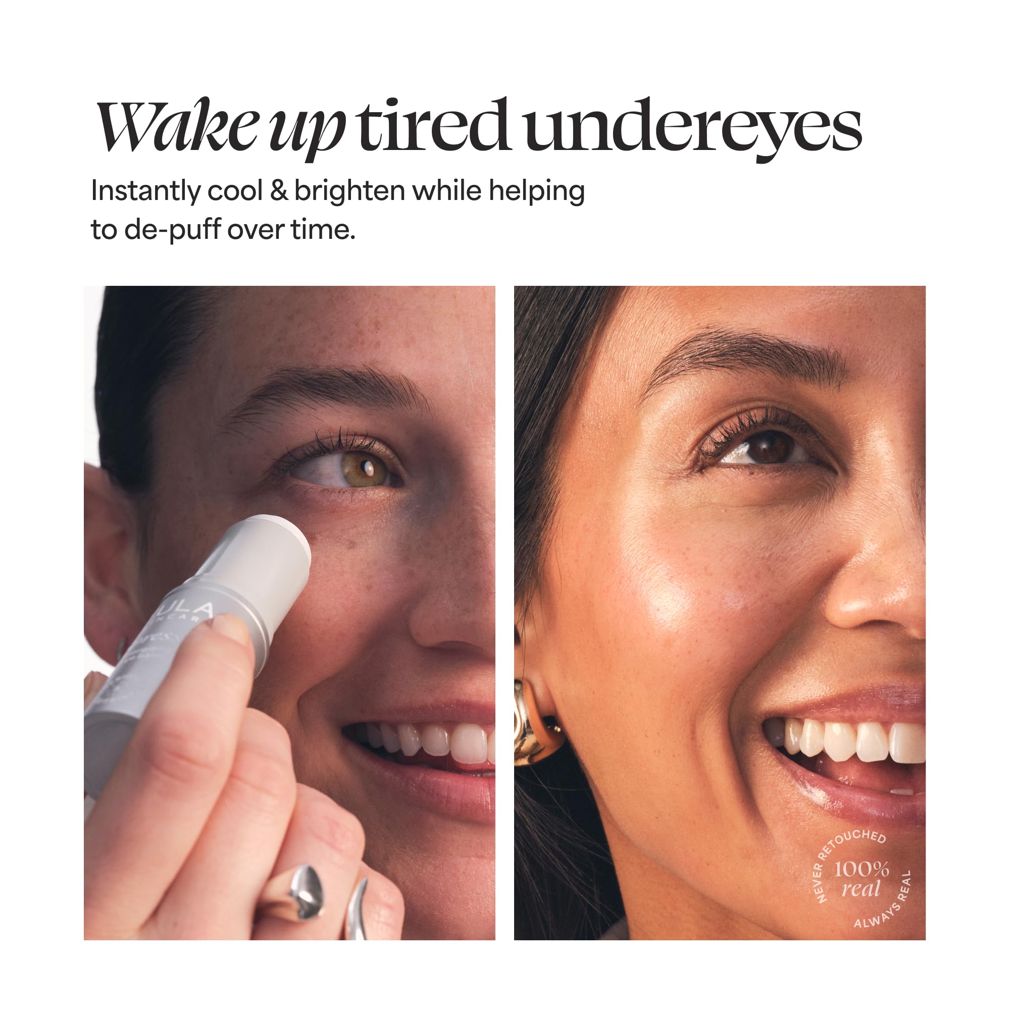 TULA Bronzy Duo: Americano Spresso Eye Balm + Maple Glaze Lip Treatment (2-Piece Set)