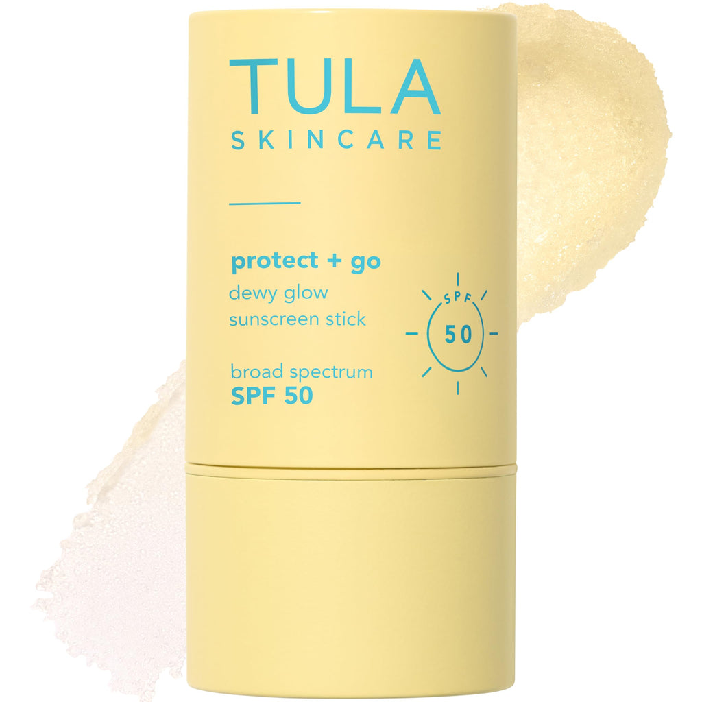 TULA Protect + Glow Daily Sunscreen Stick SPF 30 – Non-Greasy, Reef-Safe, 3.38 oz