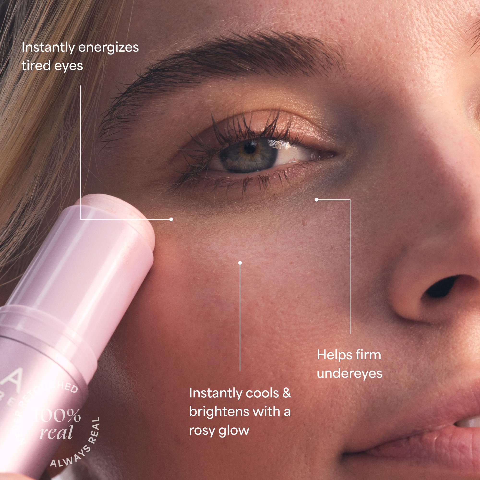TULA Rose Glow + Get It Hydrating Lip Treatment + Cooling Eye Balm Duo | Radiant Skin Care