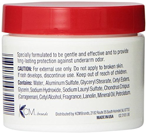 Tussy Deodorant Cream Original - 1.7 oz (4 Pack) | Daily Freshness