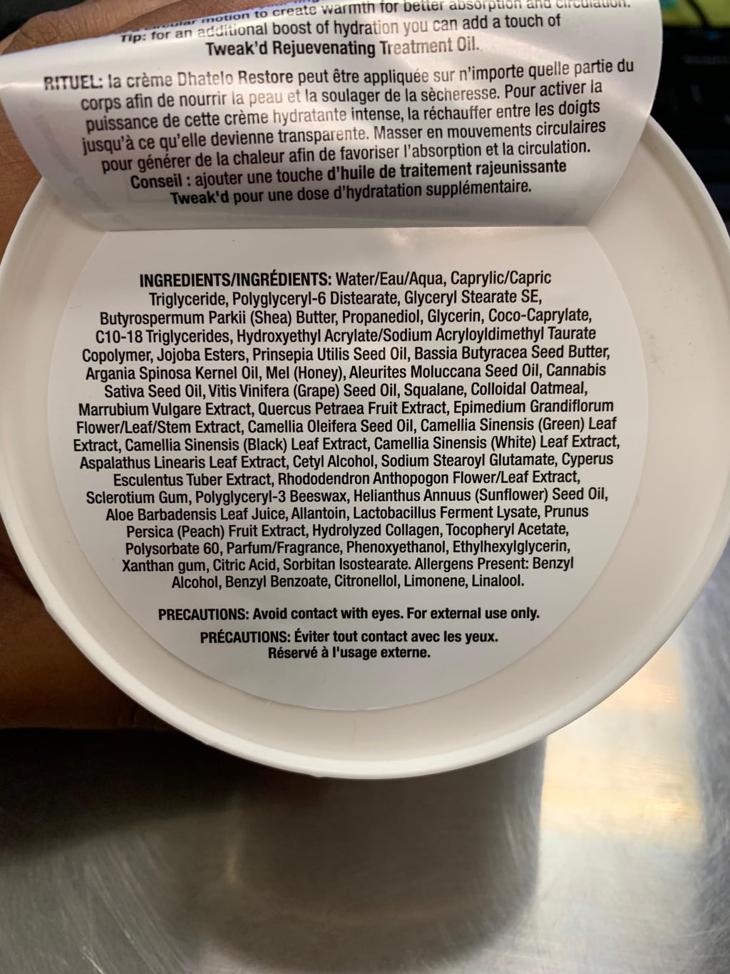 Tweak’d by Nature Restore All-Purpose Rescue Moisturizer – 5-in-1 Face Cream, Primer & More (15.75oz)