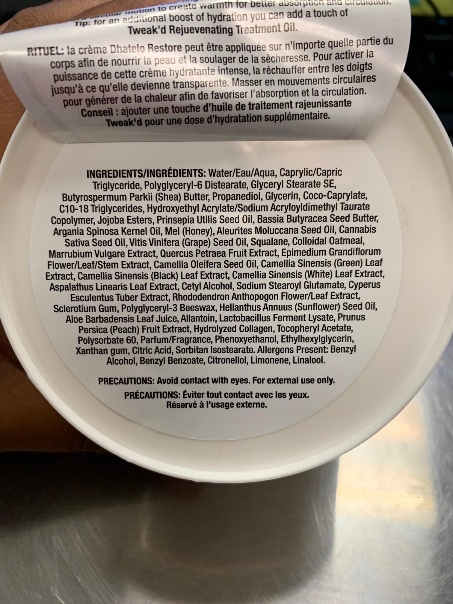 Tweak’d by Nature Restore All-Purpose Rescue Moisturizer – 5-in-1 Face Cream, Primer & More (15.75oz)