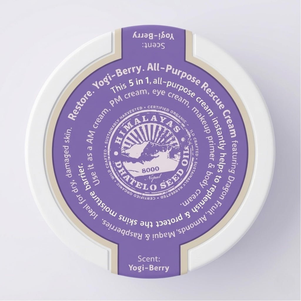 Tweak'd by Nature Yogi-Berry All-Purpose Face & Body Cream, 5.25 oz