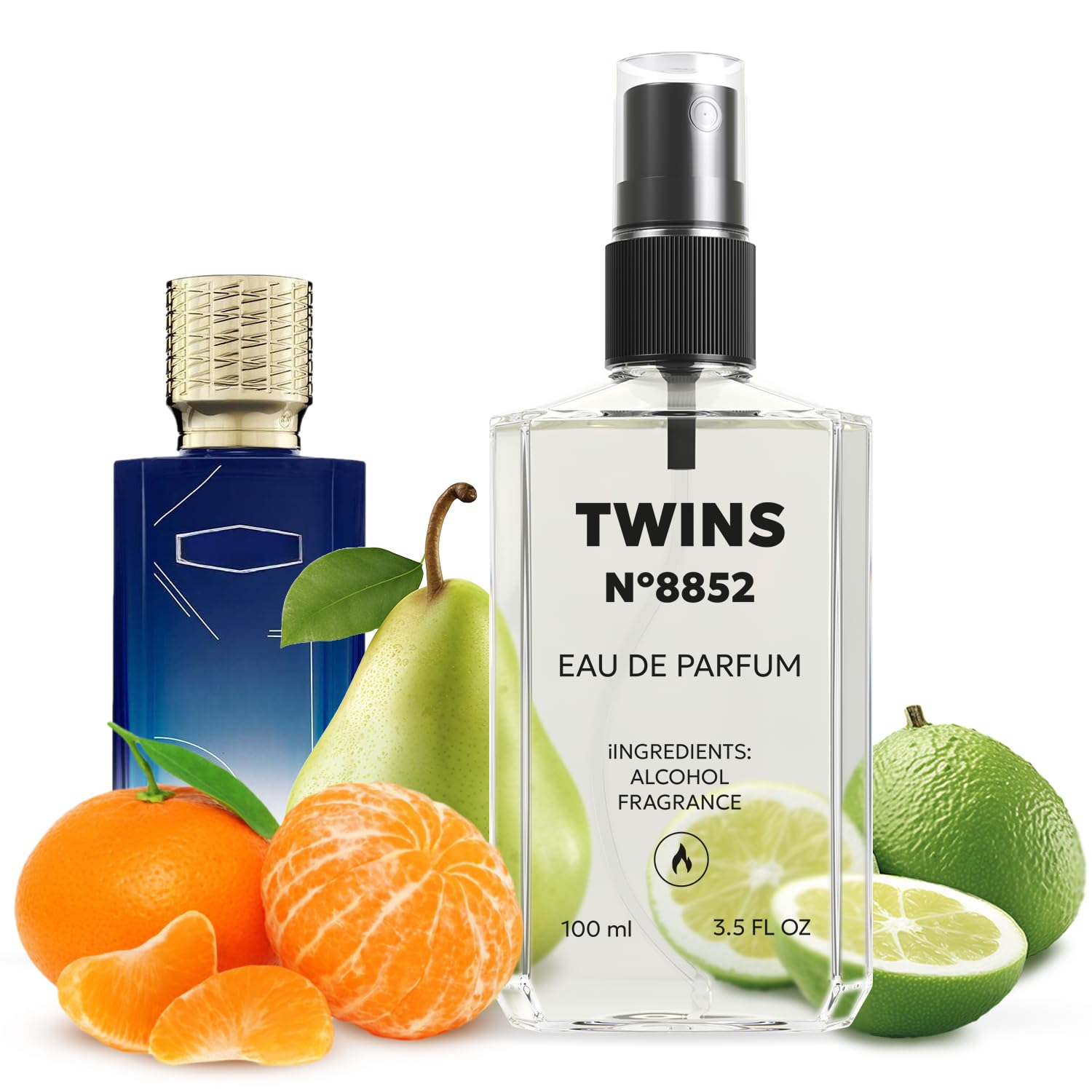 TWINS Impression of Blue Talisman – Unisex Eau de Parfum No.8851 | 100 ml / 3.4 Fl Oz