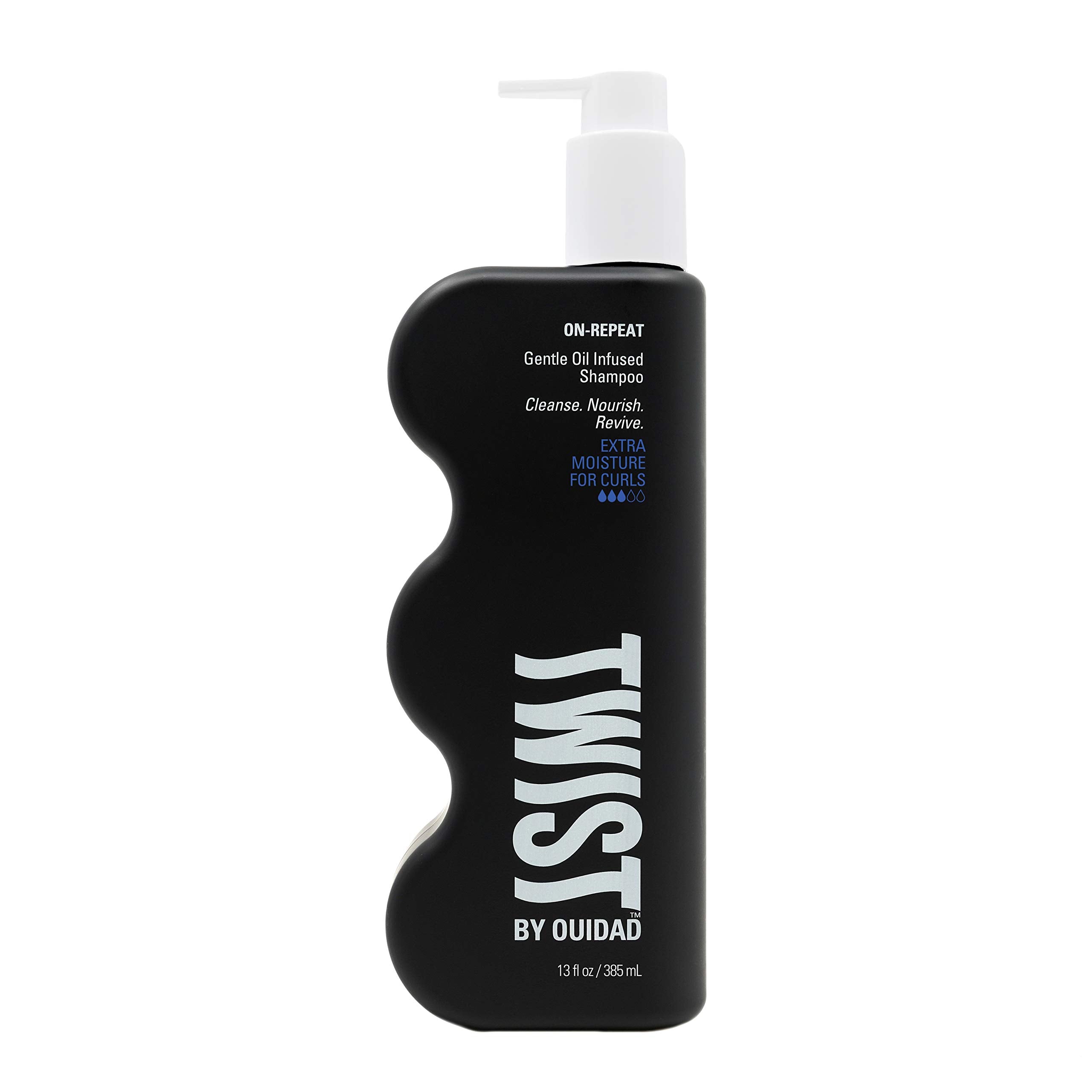 TWIST On-repeat Gentle Oil Infused Shampoo, 13 oz – Daily Hydration for Curls