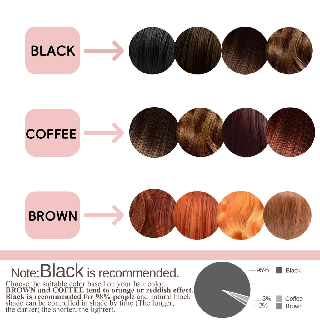 TYAYW Eyelash & Eyebrow Color Kit Coffee – Gentle, Long-Lasting DIY Tint (7ML)