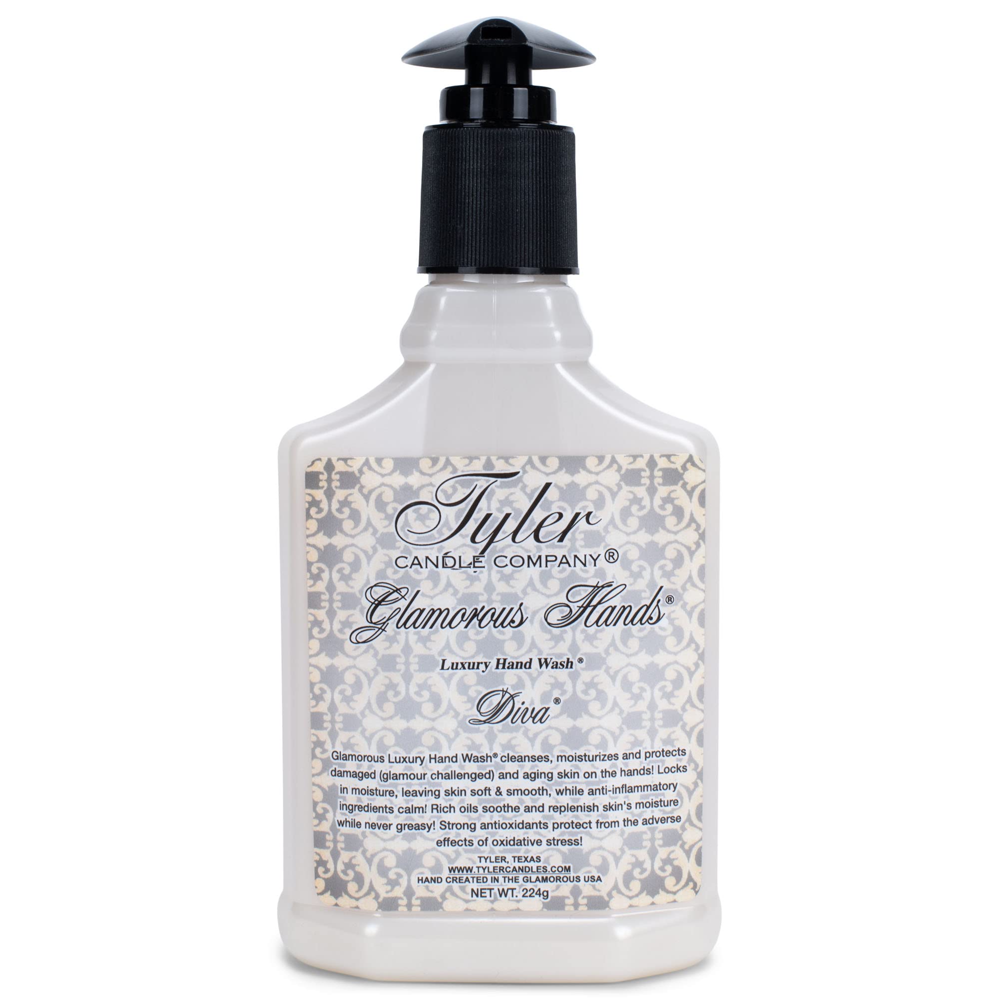 Tyler Glamorous Hands Diva Luxury Hand Wash – 8 oz | TYLER CANDLE COMPANY