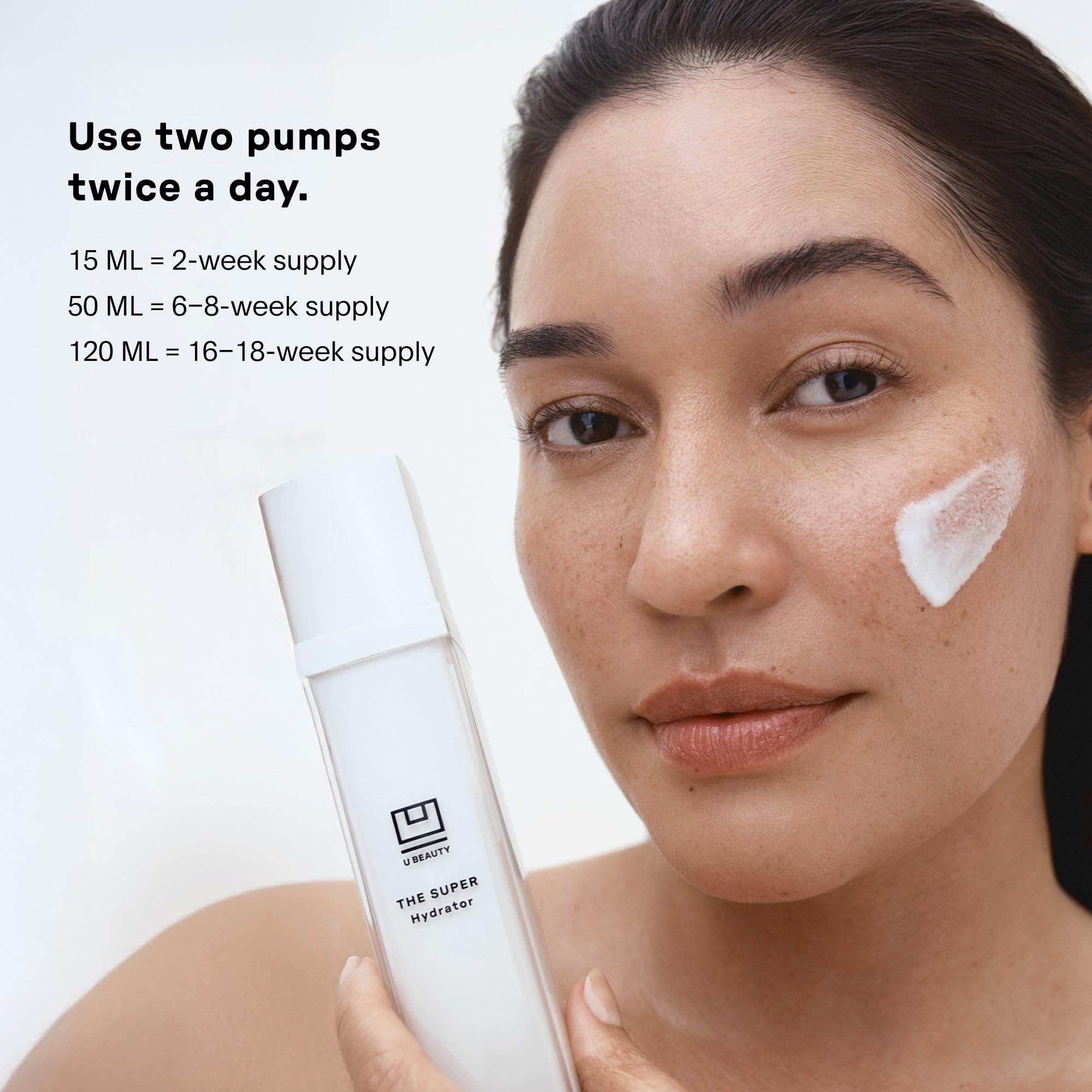 U Beauty The SUPER Hydrator: Hyaluronic Acid Moisturizer with Peptides & Grapeseed Oil – 4 oz
