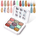 U-Shinein Gradient Painting Gel – 9-Color Ombre Nail Art Kit