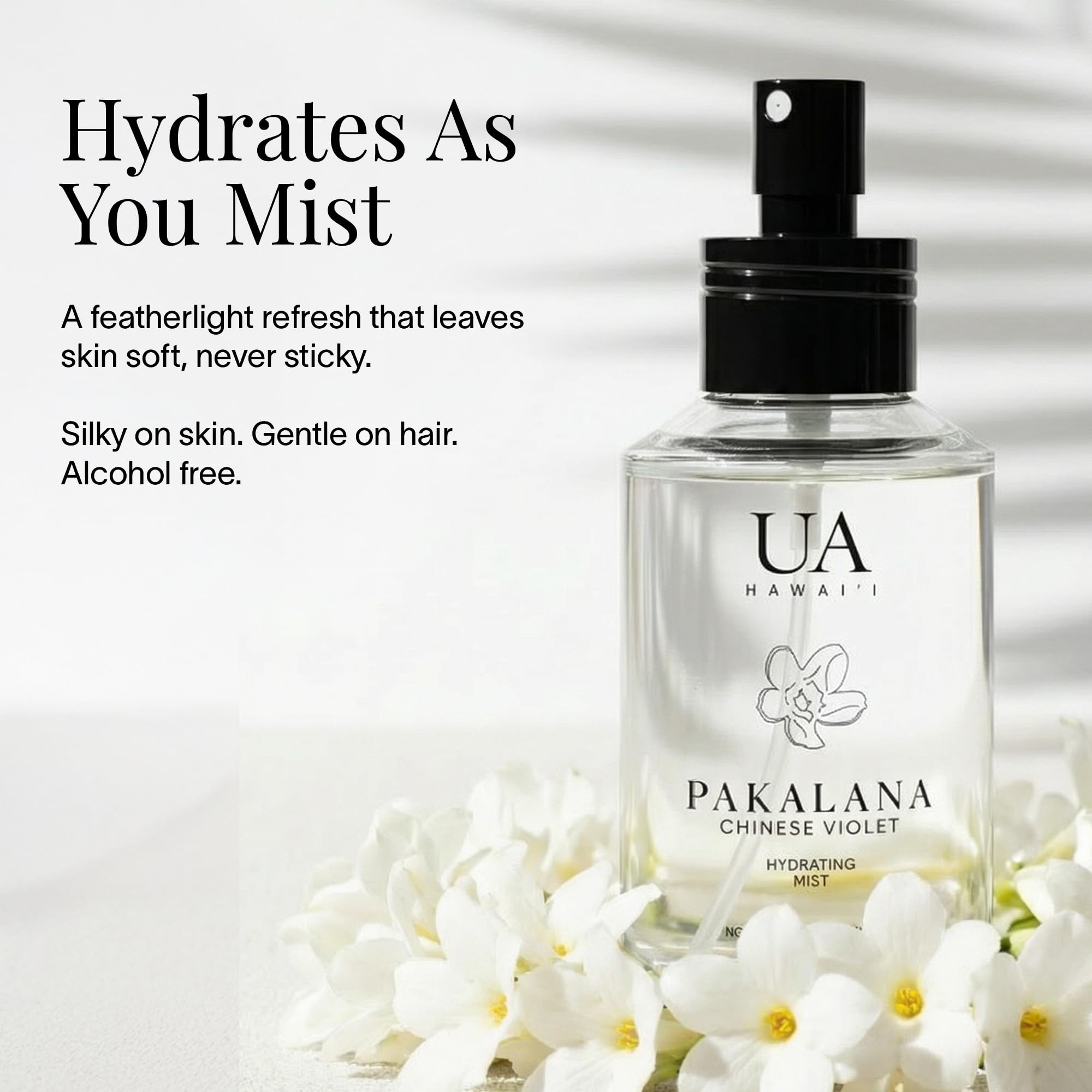 Ua Body Pakalana Chinese Violet Body & Hair Mist – Hawai'i, Alcohol-Free