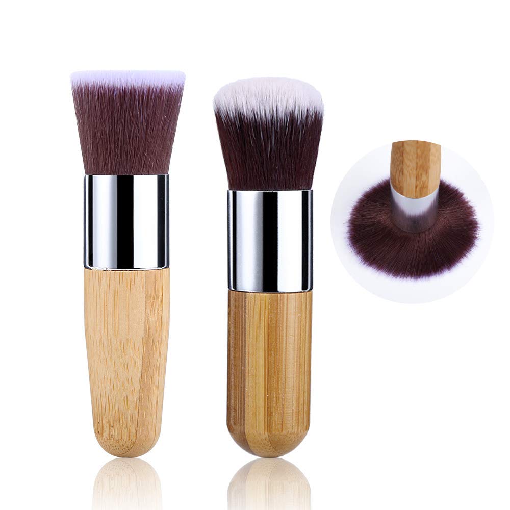 UCANBE TLM Color Changing Foundation Liquid – 2pc Brush & Sponge Set, SPF15