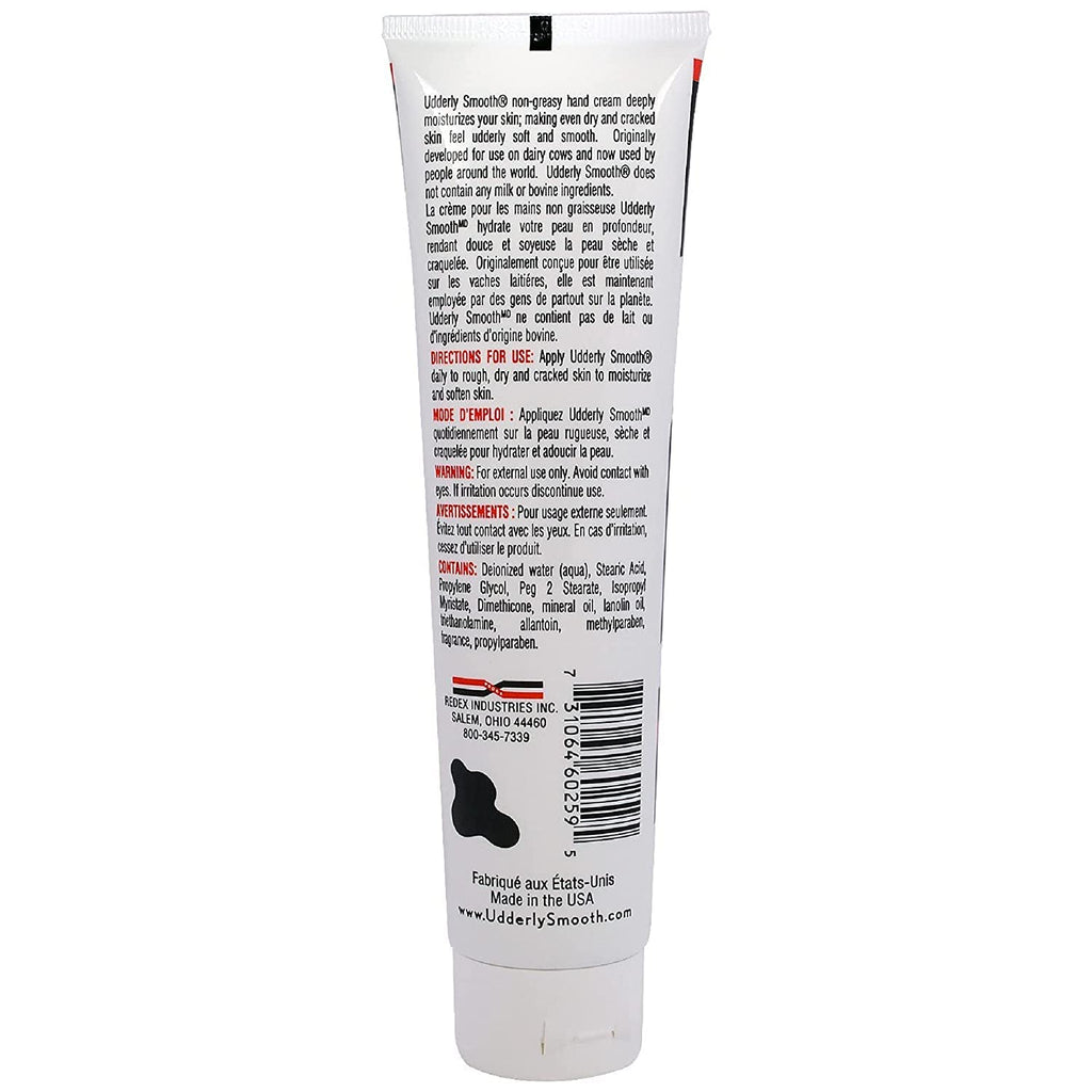 Udderly Smooth Lightly Scented Hand Cream 4 oz – Pack of 3 | Non-Greasy Moisturizer