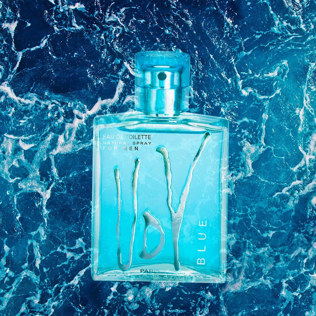 UDV Blue by Ulric de Varens for Men – Eau de Toilette Spray, 3.4 oz