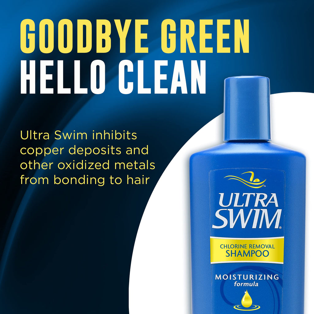 UltraSwim Chlorine-Removal Shampoo, 7 oz – Pack of 6 | Gentle, Moisture-Restoring Cleanse