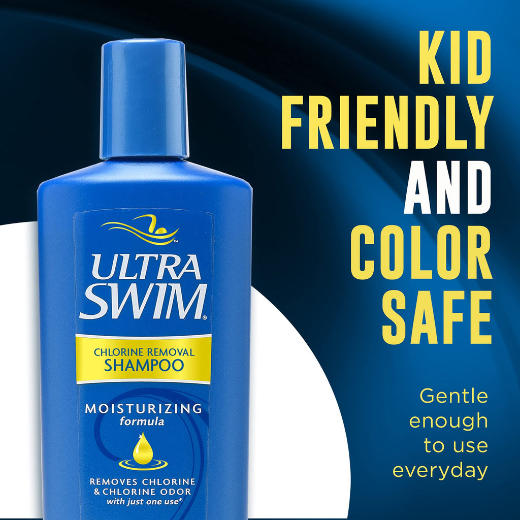 UltraSwim Chlorine-Removal Shampoo, 7 oz – Pack of 6 | Gentle, Moisture-Restoring Cleanse