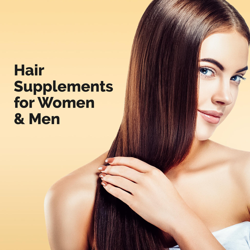 Ultrax Labs Hair Rush | Maxx Hair Growth & Anti Hair Loss Nutrient Solubilized Keratin Vitamin Supplement, 60 Tablets