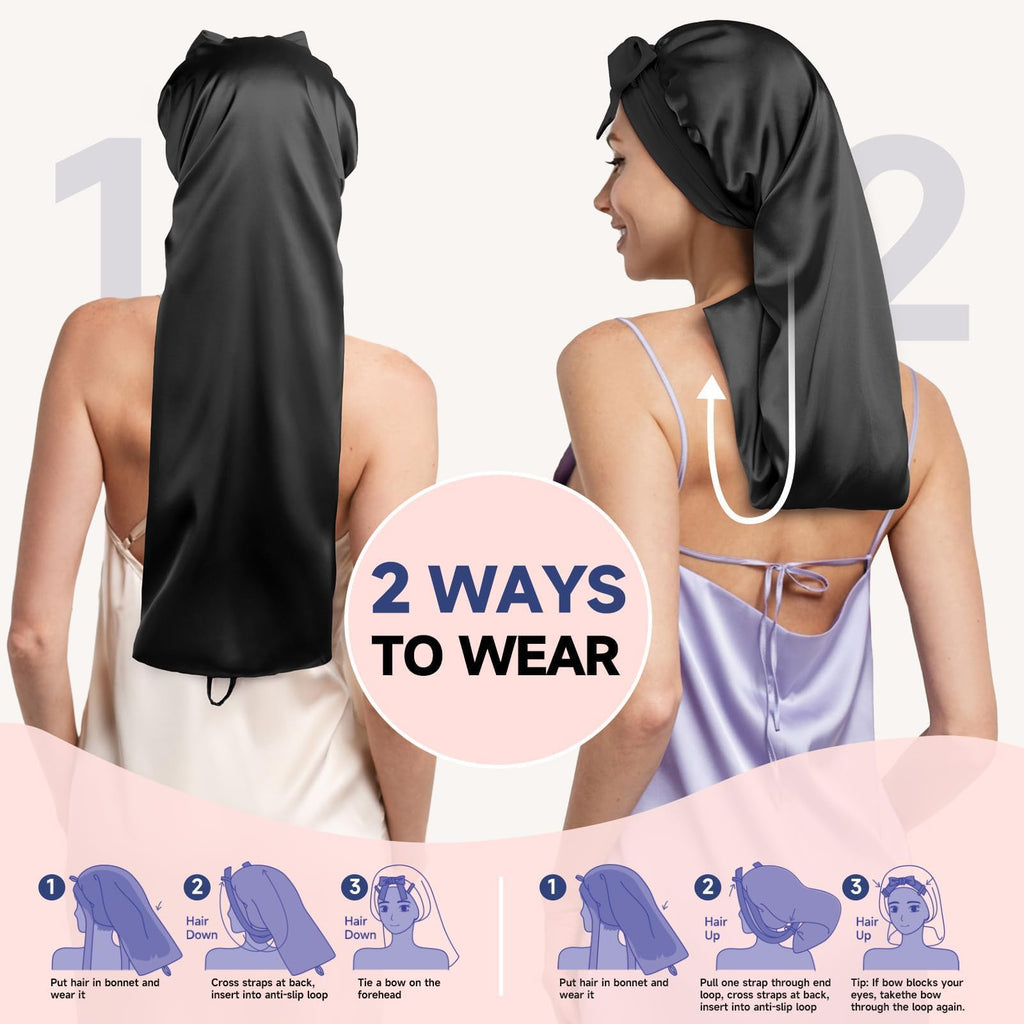 Umisleep Silk Bonnet for Sleeping Women | 22 Momme Mulberry Silk
