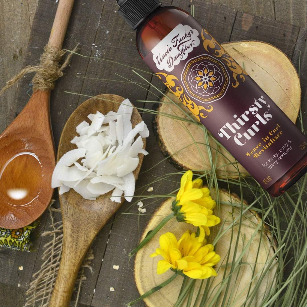 Uncle Funky's Daughter Thirsty Curls Leave-In Curl Revitalizer – Hydration & Curl Definition