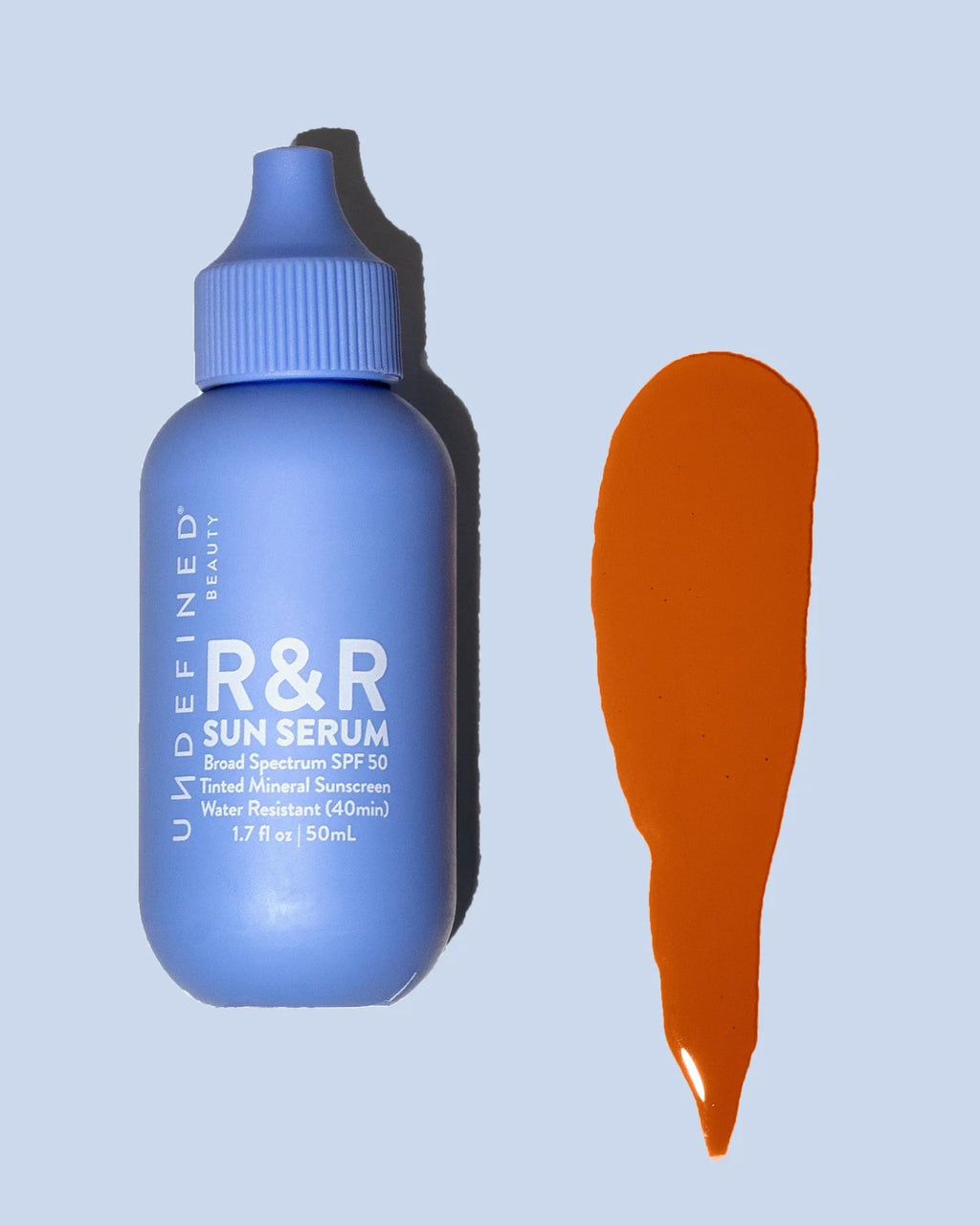 Undefined Beauty R&R Sun Serum SPF 50 PA++++ – Tinted Mineral Sunscreen (Deep Tint)