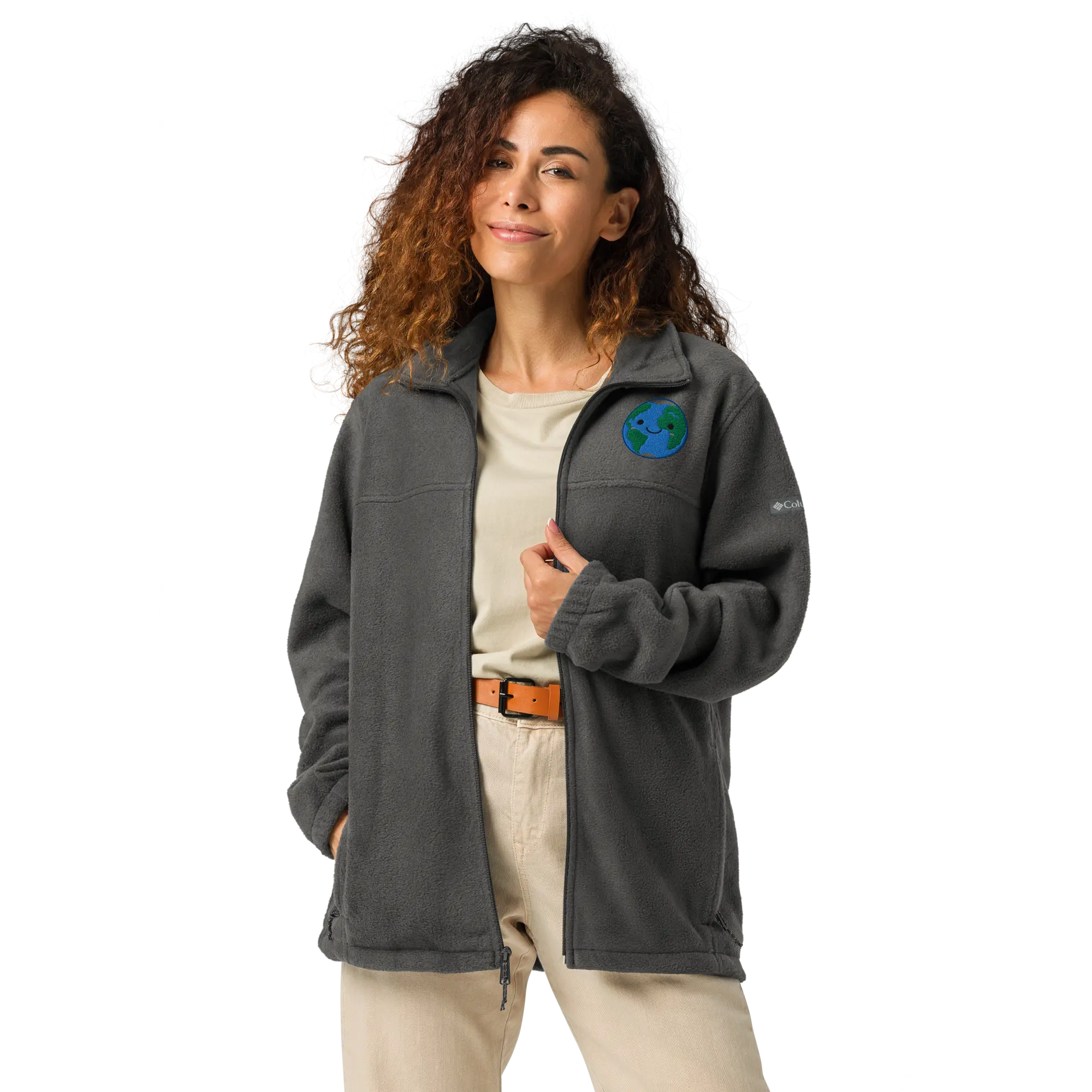 First Home Unisex Columbia fleece jacket