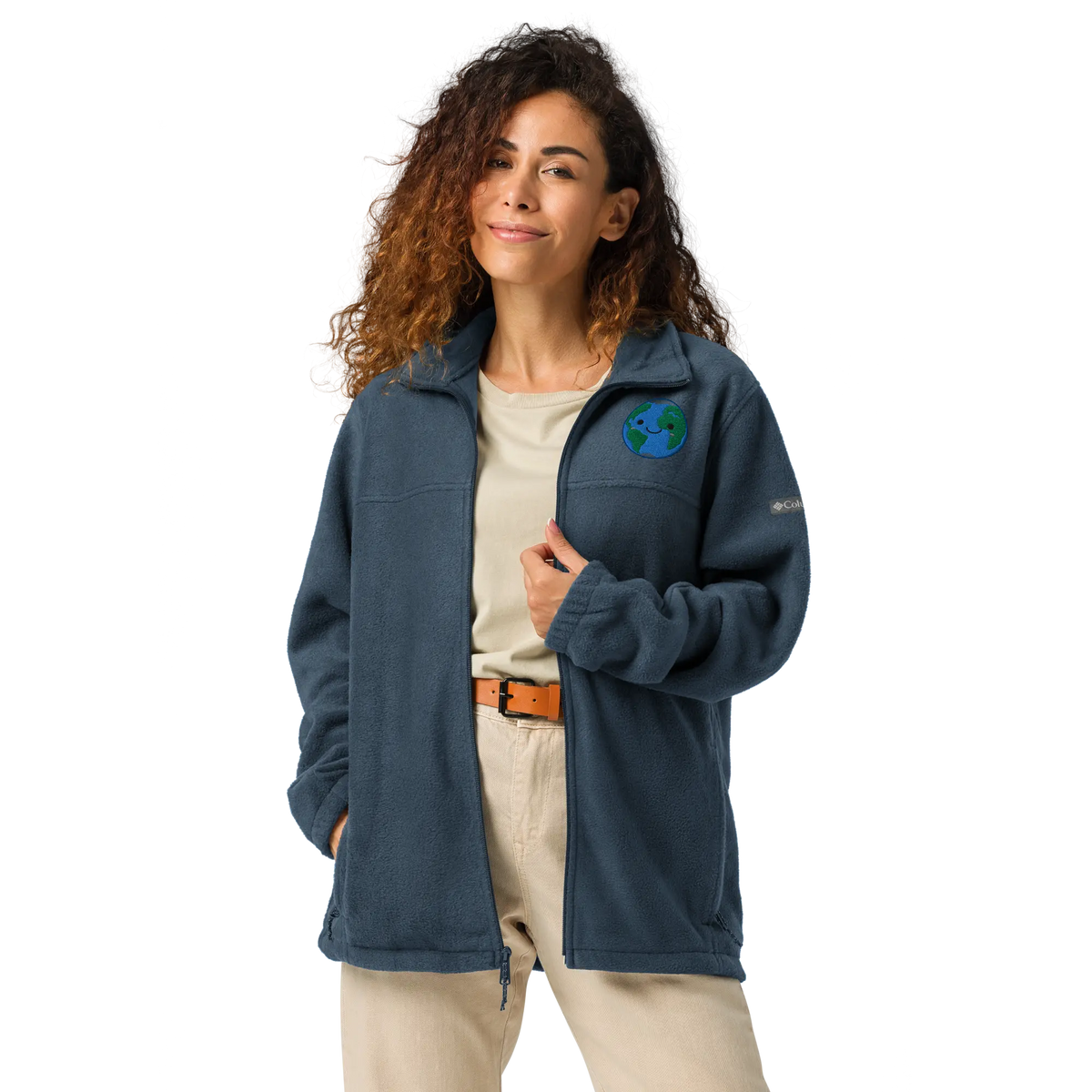 First Home Unisex Columbia fleece jacket