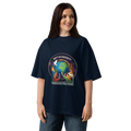 Unity Unisex organic oversized high neck t-shirt