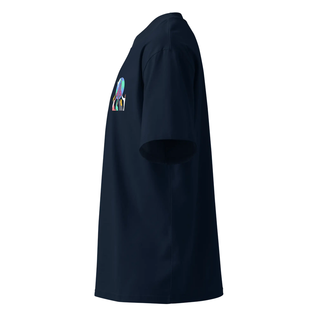 First Home Unisex organic oversized high neck t-shirt