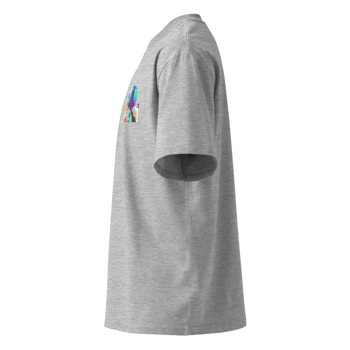 First Home Unisex organic oversized high neck t-shirt