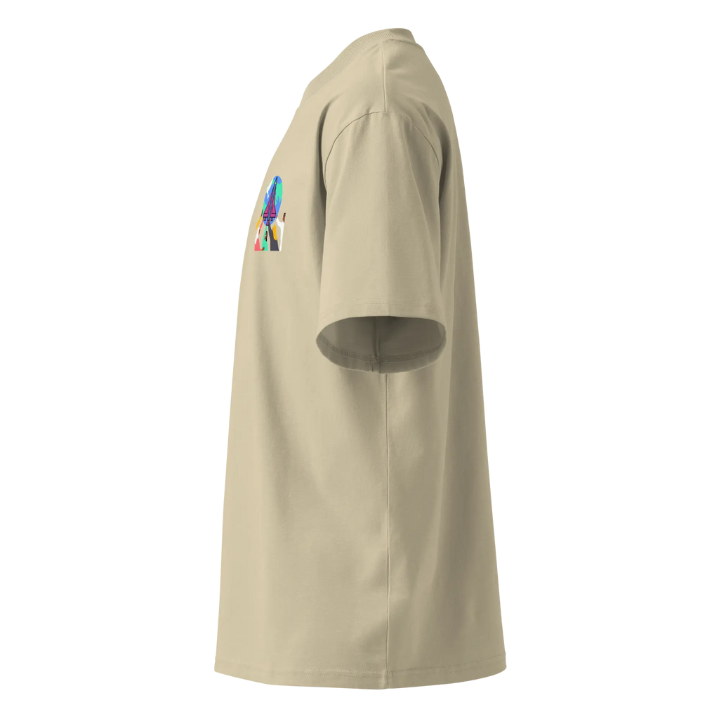 First Home Unisex organic oversized high neck t-shirt