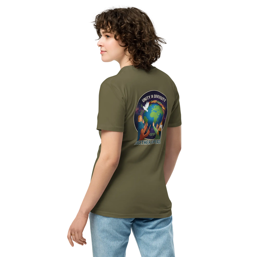 First Home of Peace Unisex premium t-shirt