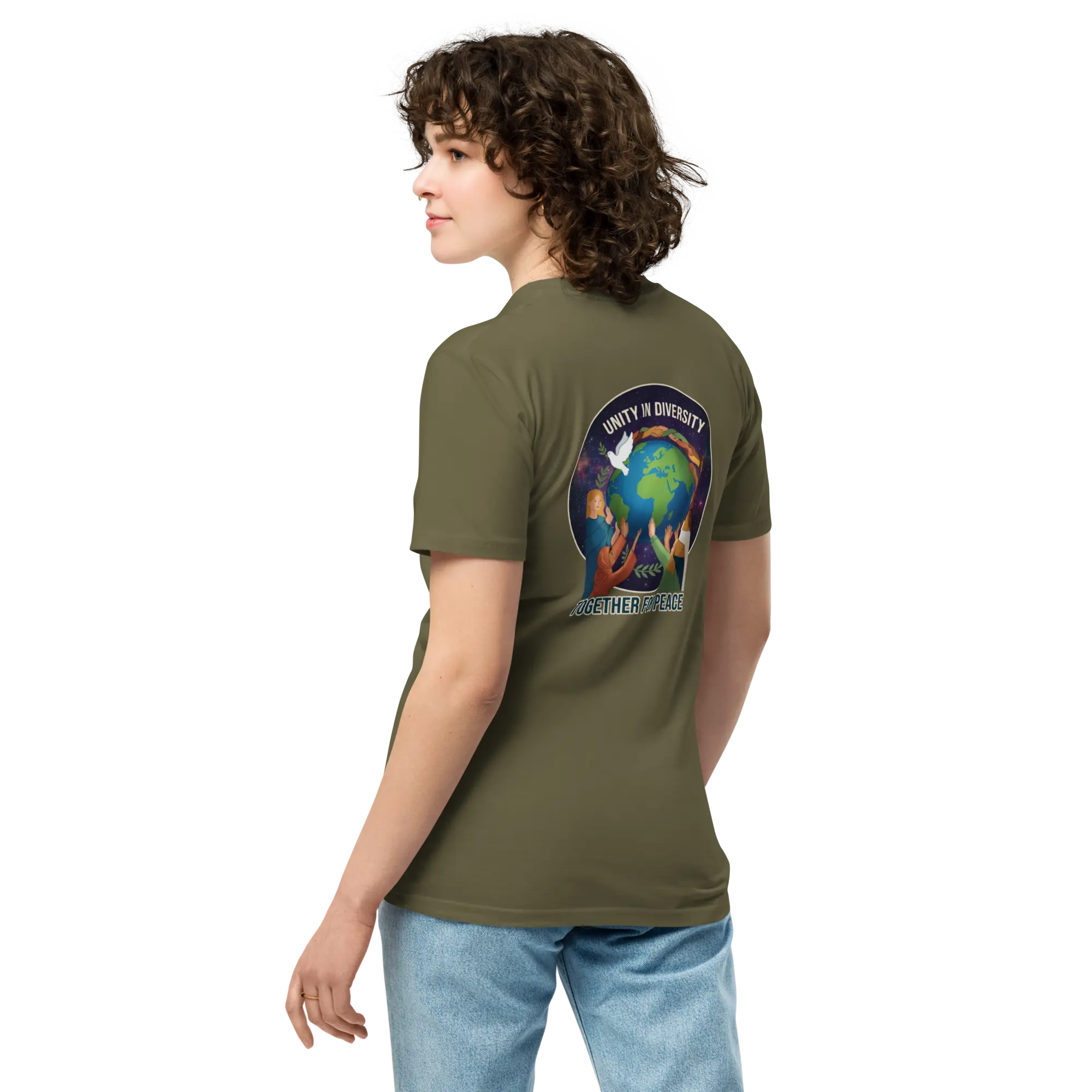 First Home of Peace Unisex premium t-shirt