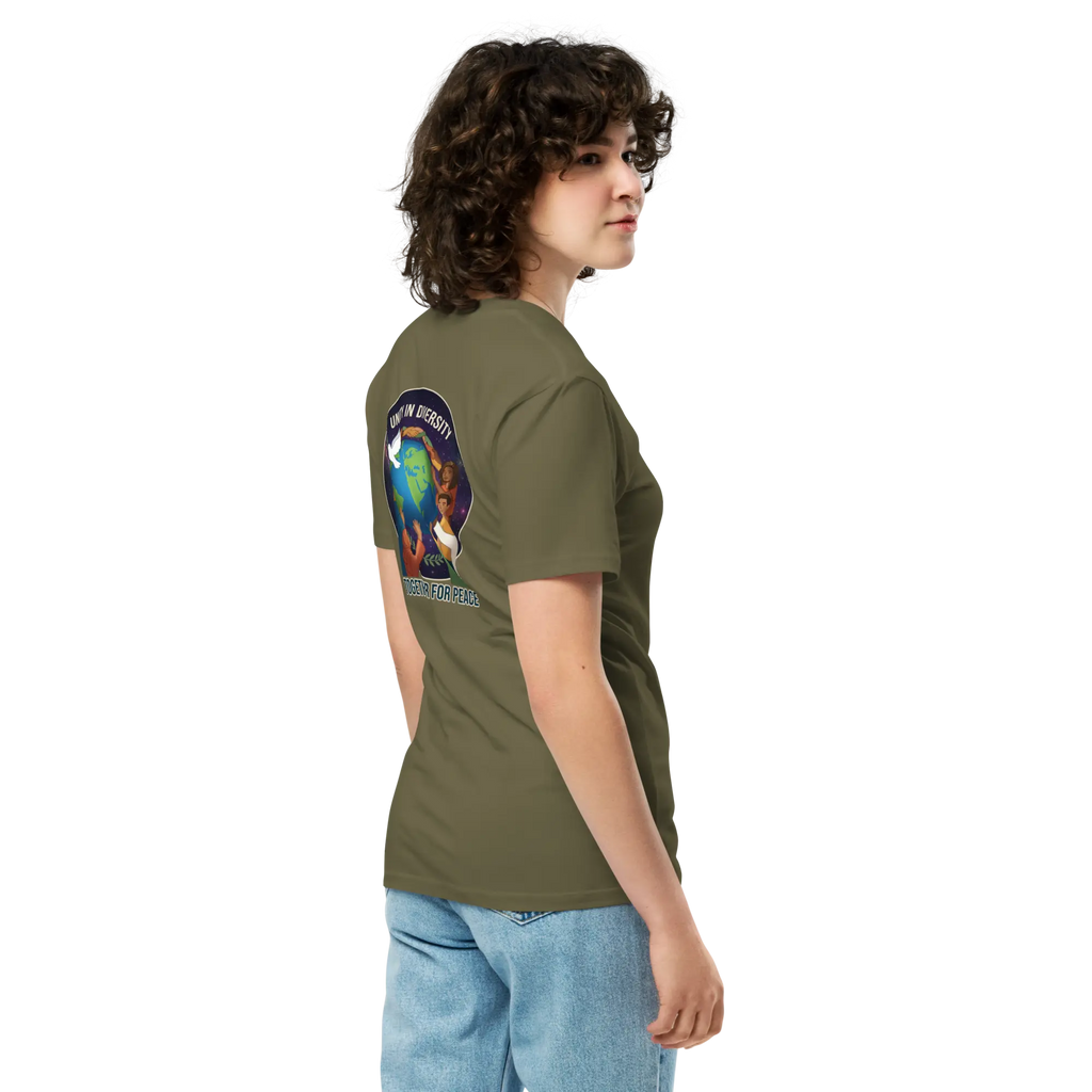 First Home of Peace Unisex premium t-shirt