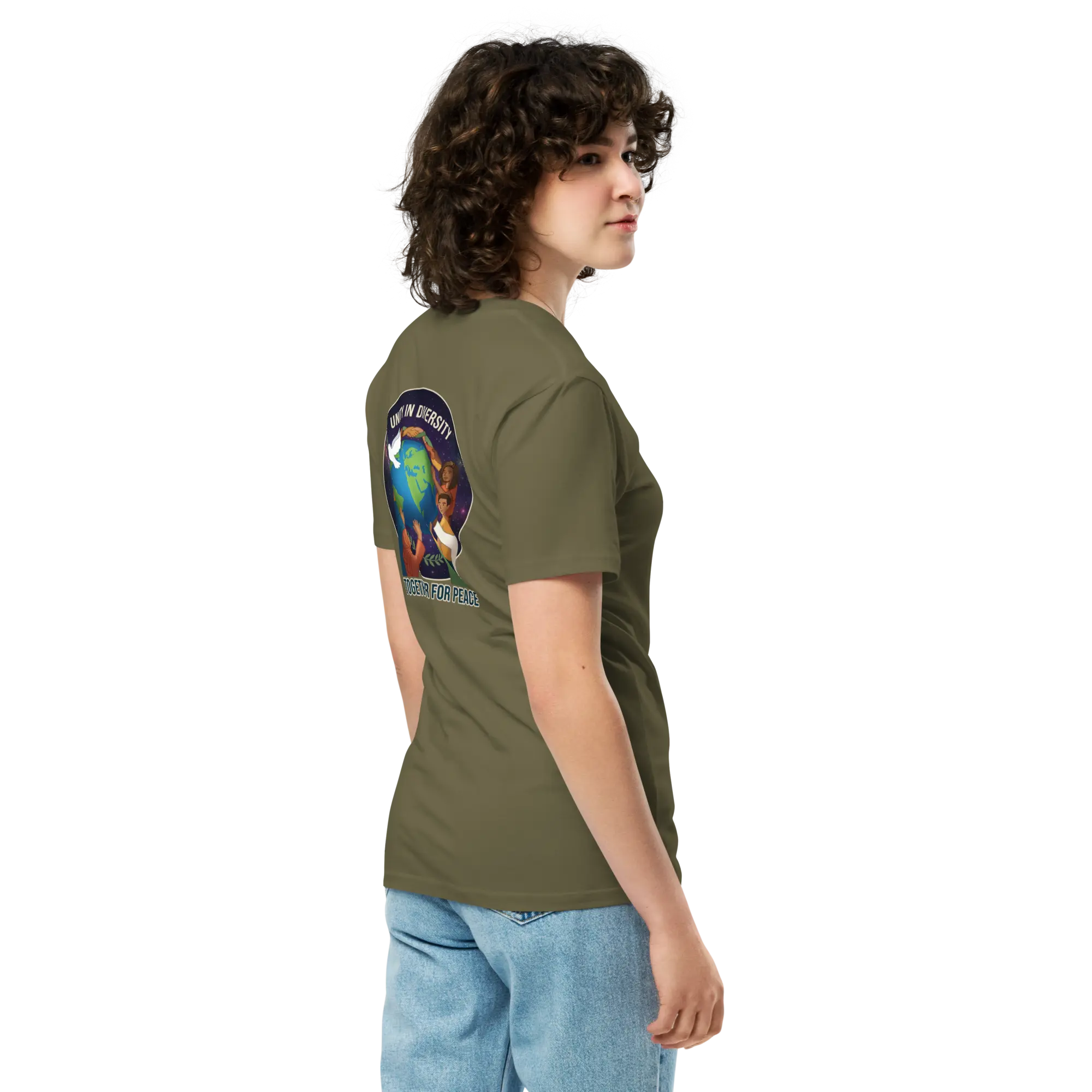First Home of Peace Unisex premium t-shirt