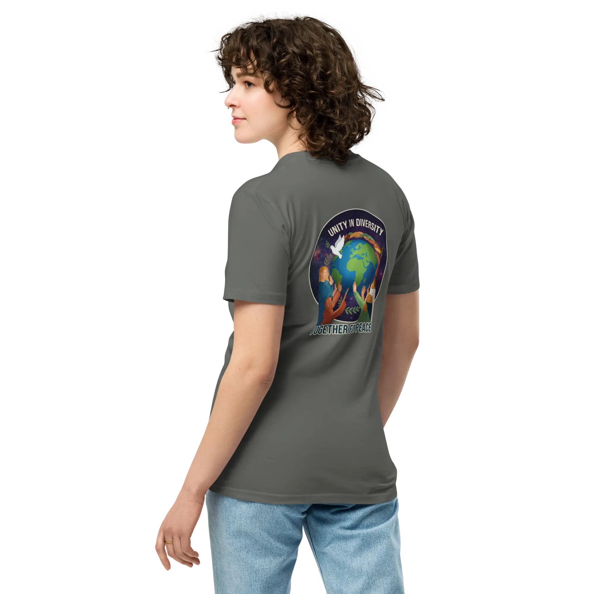 First Home of Peace Unisex premium t-shirt