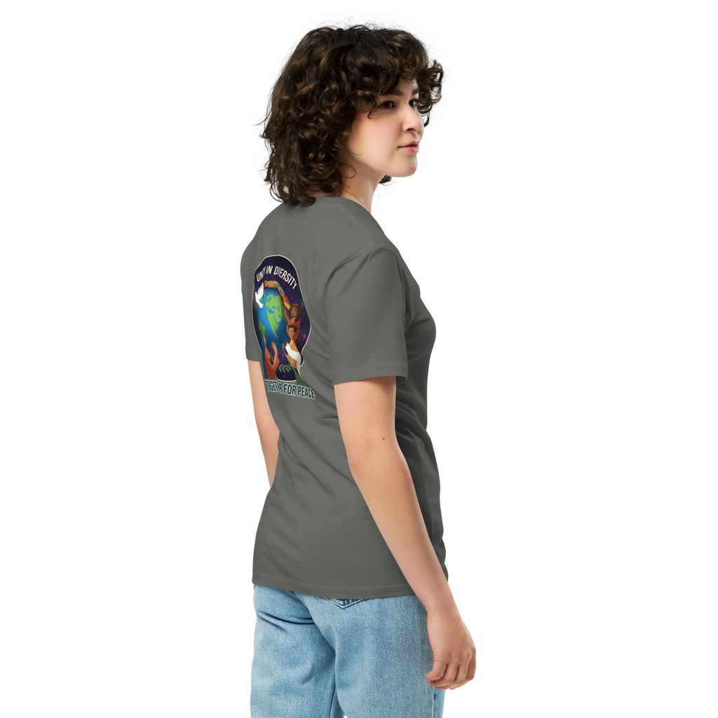 First Home of Peace Unisex premium t-shirt