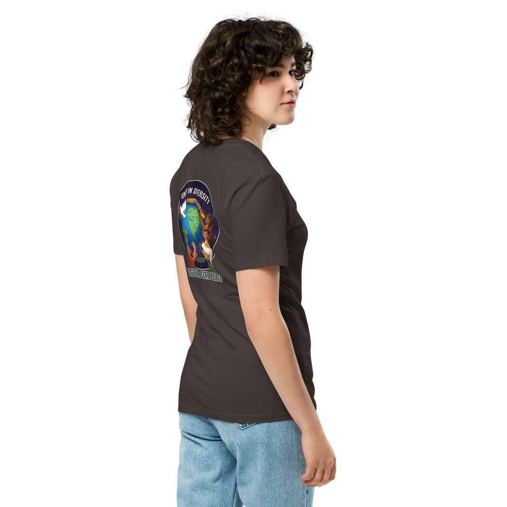 First Home of Peace Unisex premium t-shirt