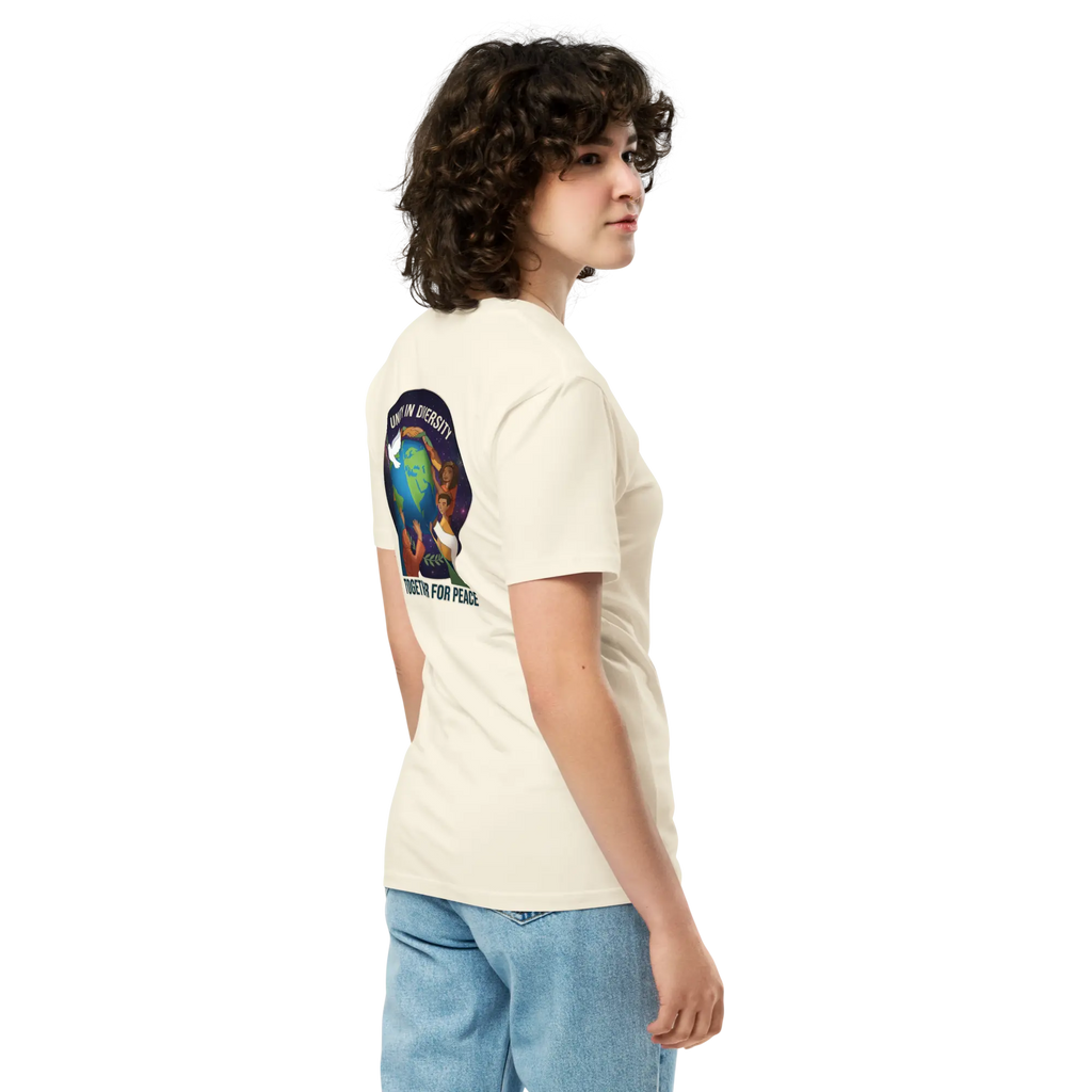 First Home of Peace Unisex premium t-shirt