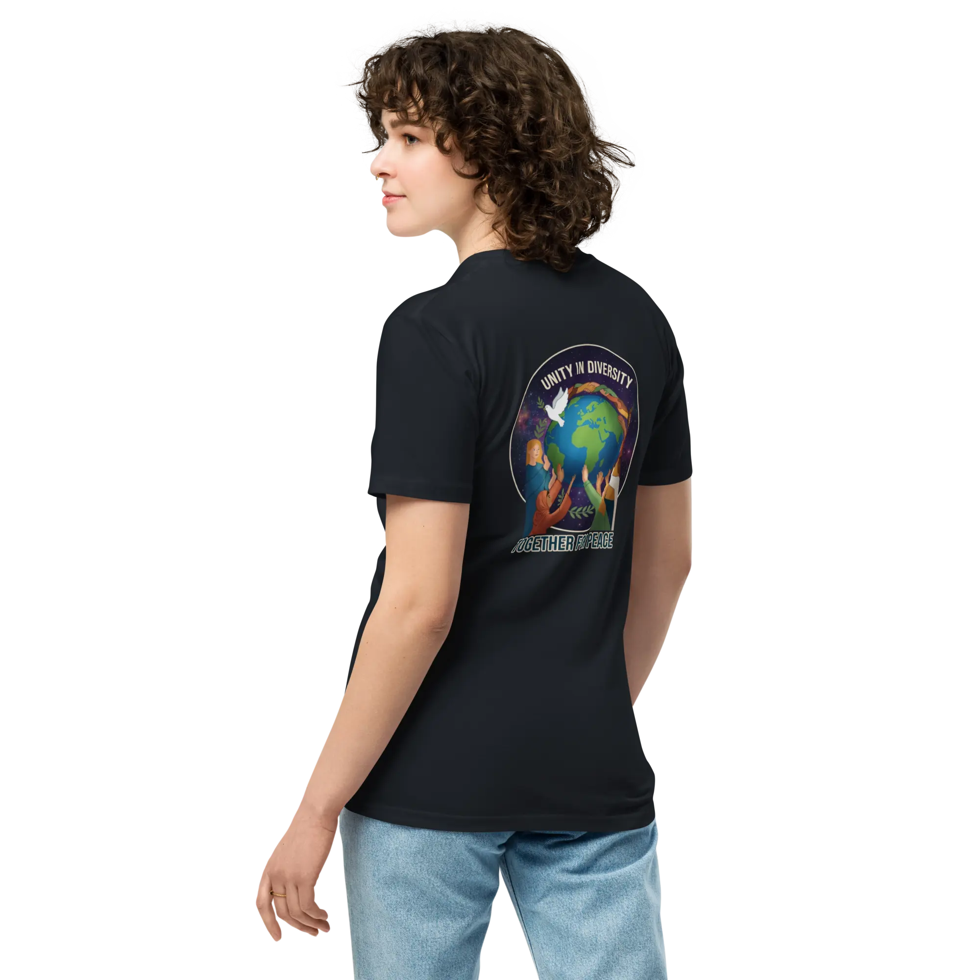 First Home of Peace Unisex premium t-shirt