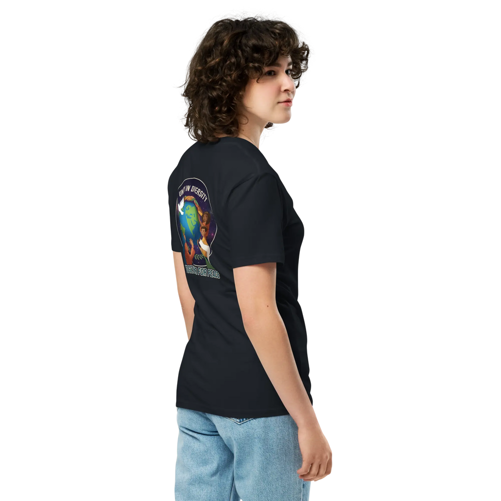 First Home of Peace Unisex premium t-shirt