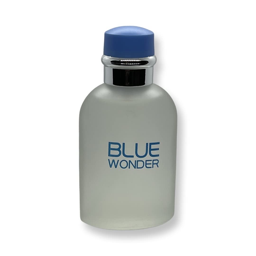 United Scents Blue Wonder For Men Eau de Parfum – 3.4 Fl Oz – Grapefruit, Juniper & Bergamot